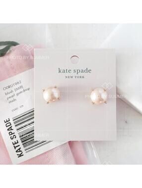 Kate Spade Gumdrop Pearl Stud Earrings Blush Multi